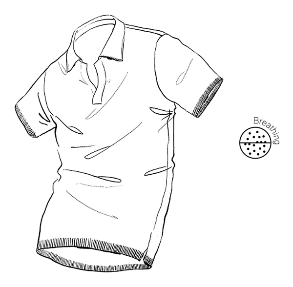 signature piquet short sleeve v-neck polo